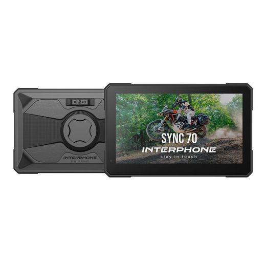 INTERPHONE DISPLEJ RIDESYNC70 - APPLE CARPLAY A ANDROID AUTO PRO MOTOCYKLY
