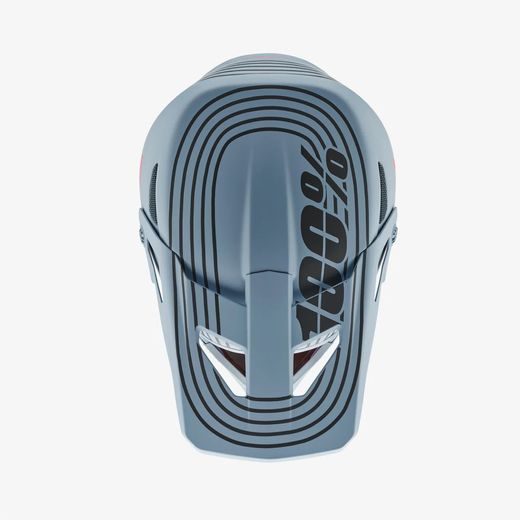 100% CYKLO PŘILBA STATUS - USA GREY