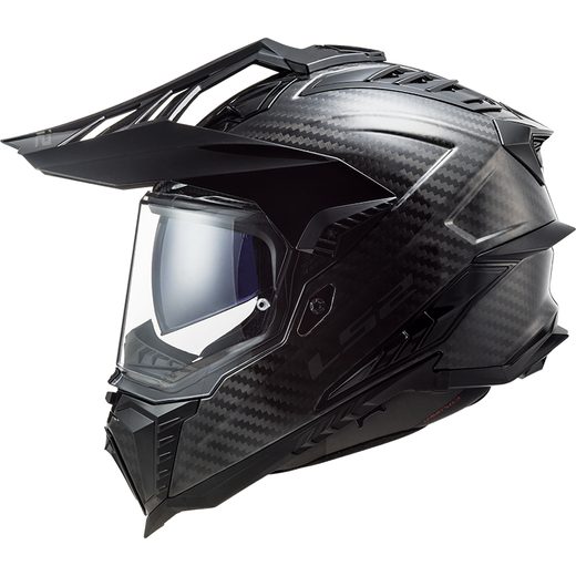 LS2 HELMETS LS2 MX701 EXPLORER C GLOSS CARBON