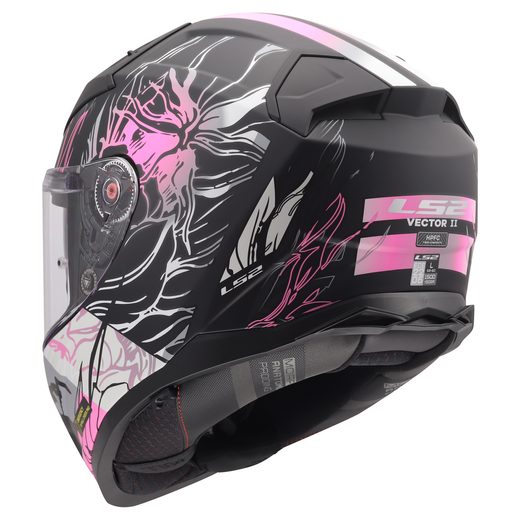 LS2 HELMETS LS2 FF811 VECTOR II DARFLO BLACK PINK-06