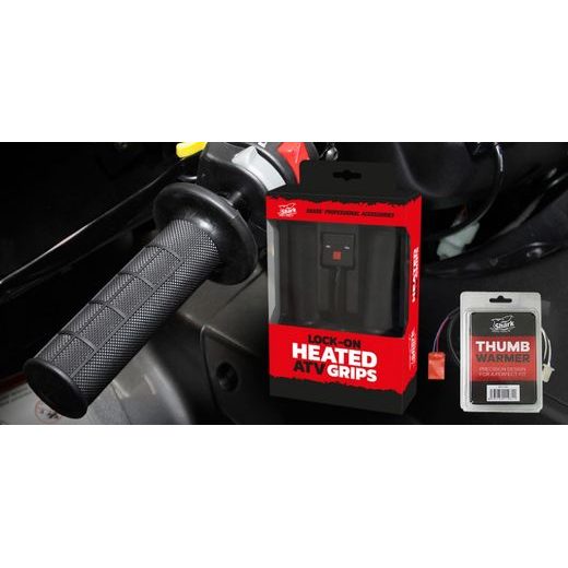 SHARK ACCESSORIES SHARK LOCK-ON GRIPY, VYHŘÍVANÉ, ZAMYKACÍ