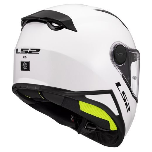 LS2 HELMETS LS2 FF812 KID SOLID WHITE