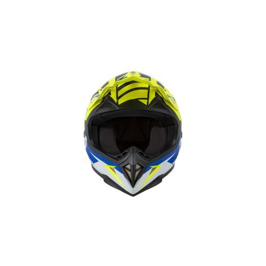ZED PŘILBA DĚTSKÁ X1.9D TARGA BLUE/YELLOW FLUO/BLACK/WHITE