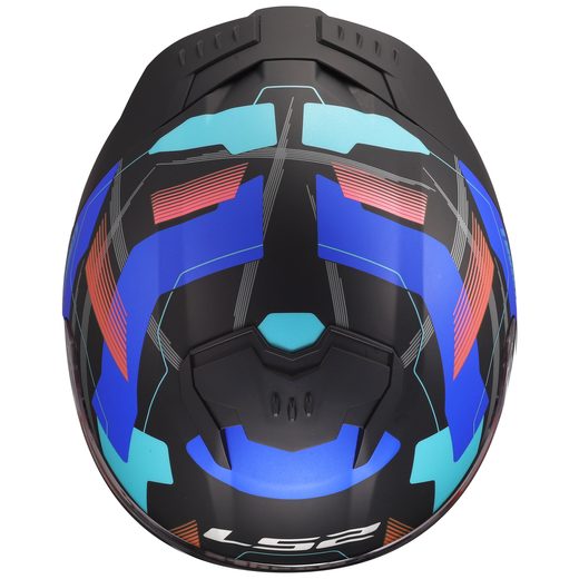 LS2 HELMETS LS2 FF808 STREAM II MIKA BLACK BLUE-06