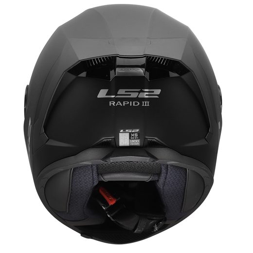 LS2 HELMETS LS2 FF820 RAPID III SOLID MATT BLACK