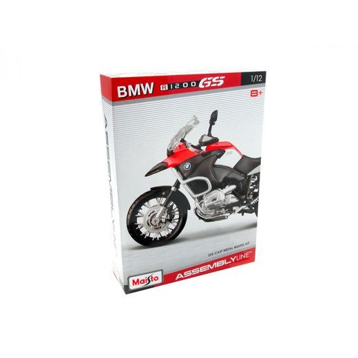 MAISTO BMW R1200 GS (ASSEMBLY LINE) RED/BLACK 1:12