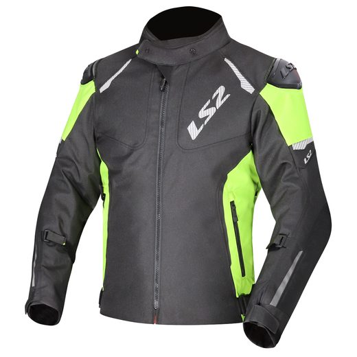 LS2 HELMETS LS2 ZOOM MAN JACKET BLACK YELLOW