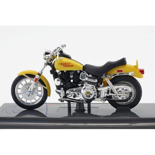 MAISTO HARLEY-DAVIDSON 1977 FXS LOW RIDER YELLOW 1:18