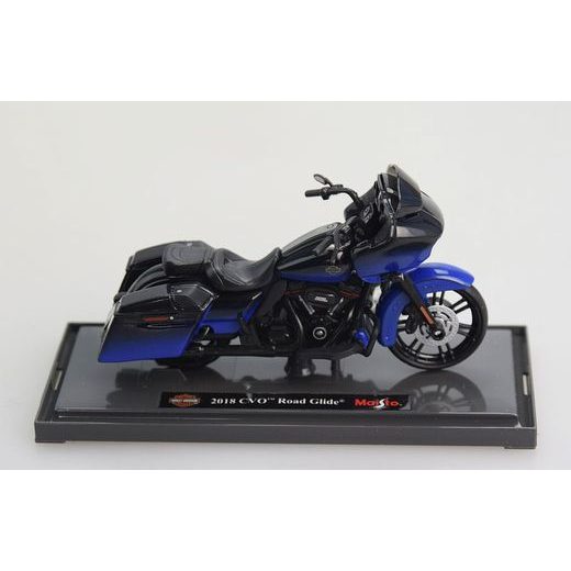 MAISTO HARLEY-DAVIDSON 2018 CVO ROAD GLIDE 1:18 BLUE