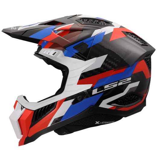 LS2 HELMETS LS2 MX703 X-FORCE PHANTOM WHITE BLUE RED-06