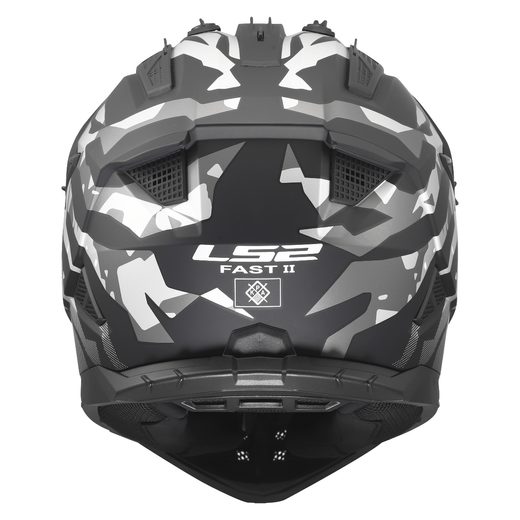 LS2 HELMETS LS2 MX708 FAST II GROTESK BLACK GREY-06