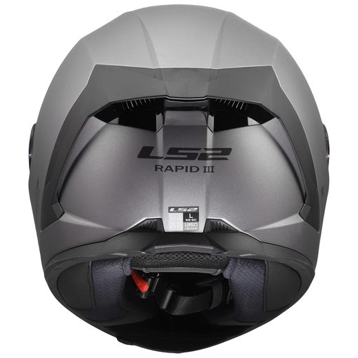 LS2 HELMETS LS2 FF820 RAPID III SOLID MATT TITANIUM