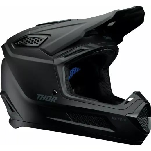 THOR PŘILBA FLEET BLACKOUT MATTE BLACK