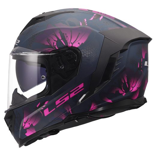LS2 HELMETS LS2 FF818 STORM III BURST BLACK PINK