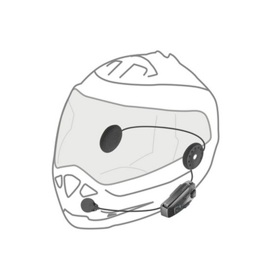 INTERPHONE KOMUNIKAČNÍ SADA U-COM8R SINGLE PACK