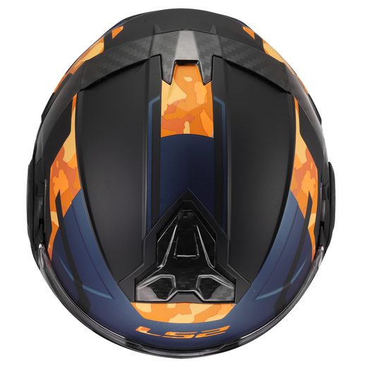 LS2 HELMETS LS2 FF910 ADVANT II GLIDE BLACK ORANGE