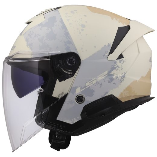 LS2 HELMETS LS2 OF618 VERSO II AQUA IVORY