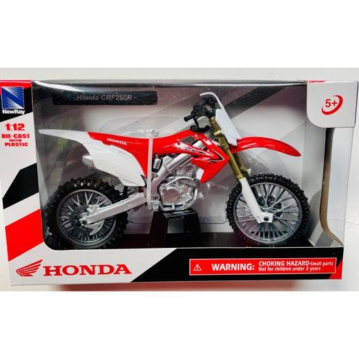 NEWRAY HONDA CRF 250 R RED 1:12