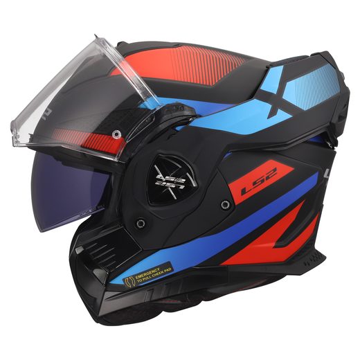 LS2 HELMETS LS2 FF901 ADVANT X NOVA MATT BLACK RED BLUE-06