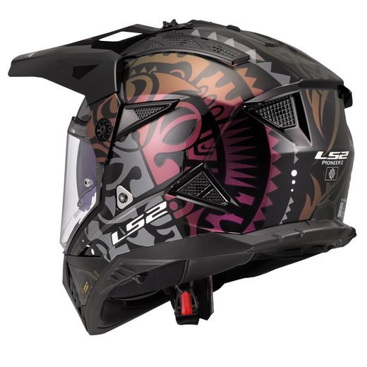 LS2 HELMETS LS2 MX702 PIONEER II RANGI BLACK-06