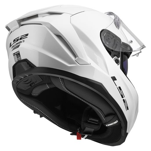 LS2 HELMETS LS2 FF817 CHALLENGER II SOLID WHITE