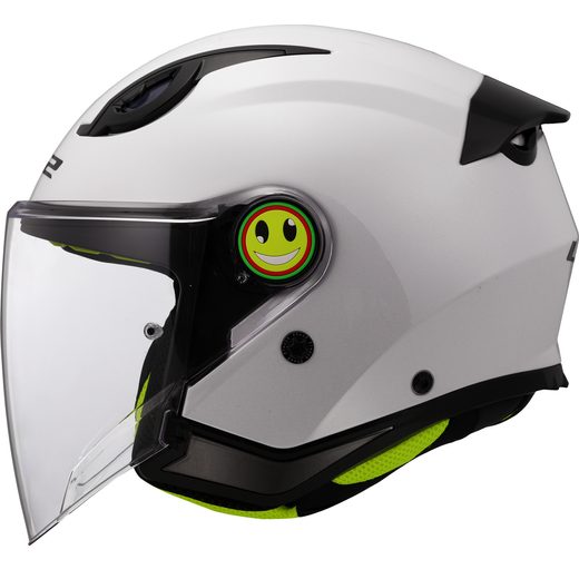 LS2 HELMETS LS2 OF622 FUNNY II SOLID WHITE