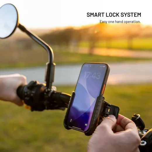 FIXED DRŽÁK MOBILNÍHO TELEFONU NA MOTORKU A KOLO BIKEE ANTI-SHOCK S ANTIVIBRAČNÍM MODULEM