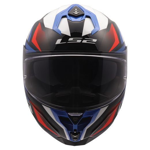 LS2 HELMETS LS2 FF817 CHALLENGER II VIPER WHITE BLUE RED