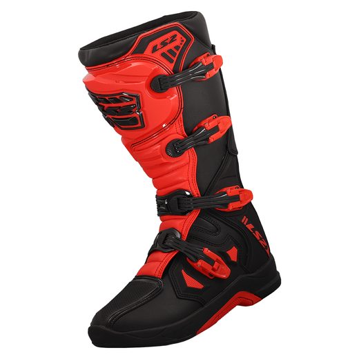 LS2 HELMETS LS2 RAPTOR MAN BOOTS BLACK RED