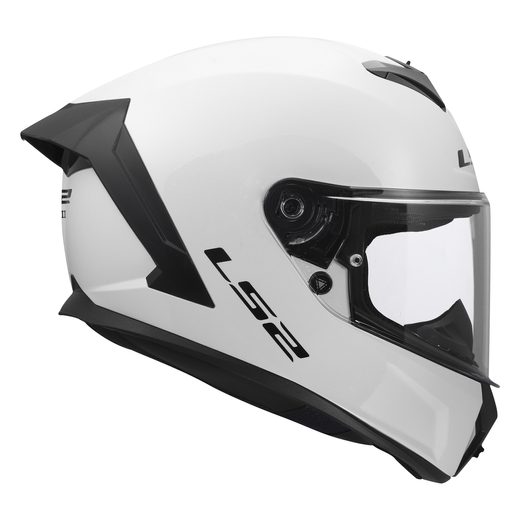 LS2 HELMETS LS2 FF820 RAPID III SOLID GLOSS WHITE