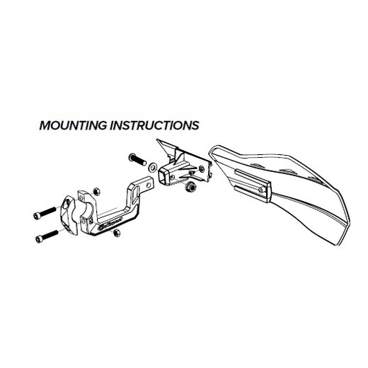 CHRÁNIČE PÁČEK POLISPORT QWEST VČ. UNIVERZÁLNÍ PLASTOVÉ MONTÁŽNÍ SADY ČERNÝ