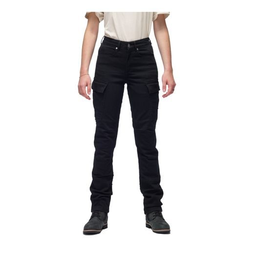 MODEKA JEANS BRANDON CARGO LADY BLACK