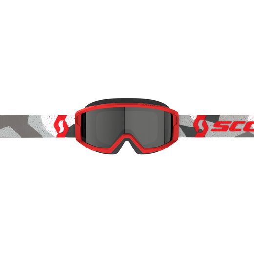 SCOTT BRÝLE PRIMAL SAND DUST 2022 WHITE/RED (PLEXI: DARK GREY)