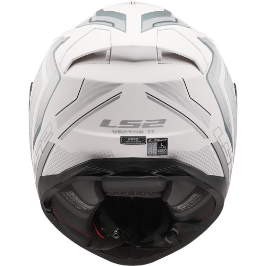 LS2 HELMETS LS2 FF811 VECTOR II ALIZER M.WHITE SILVER-06