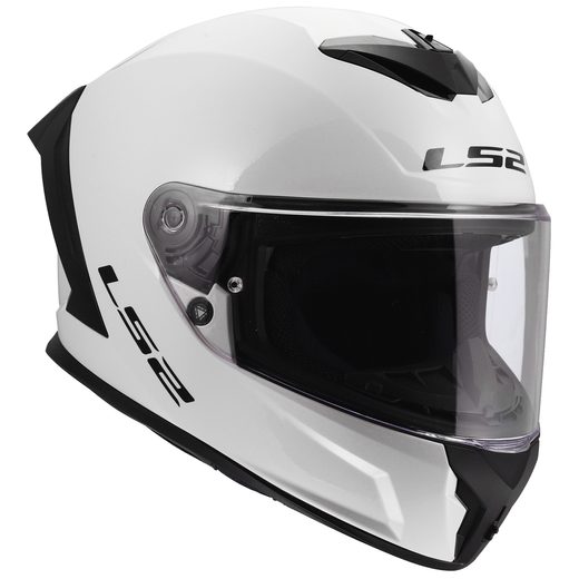 LS2 HELMETS LS2 FF820 RAPID III SOLID GLOSS WHITE