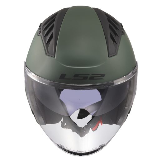 LS2 HELMETS LS2 OF600 COPTER II SOLID MILITARY GREEN-06