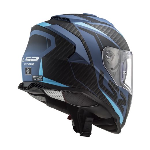 LS2 HELMETS LS2 FF800 STORM II RACER MATT BLUE-06