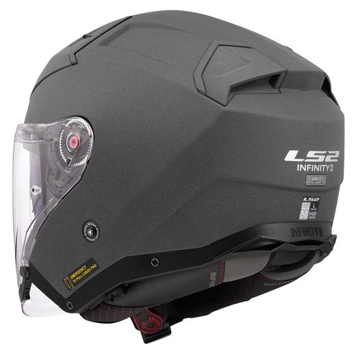 LS2 HELMETS LS2 OF603 INFINITY II SOLID CONCRETE-06