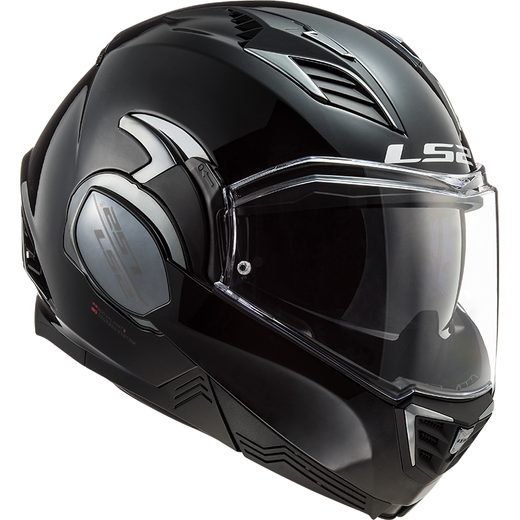 LS2 HELMETS LS2 FF900 VALIANT II SOLID GLOSS BLACK (2)