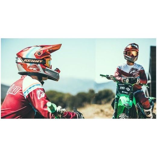 KENNY PŘILBA TRACK FOCUS 20 CYAN NEON/YELLOW