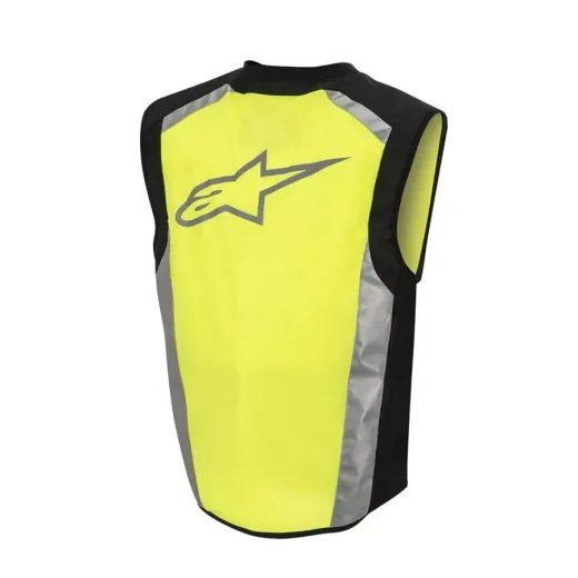 ALPINESTARS REFLEXNÍ VESTA FLARE NEON BLACK/FLUO YELLOW - PRODYŠNÁ
