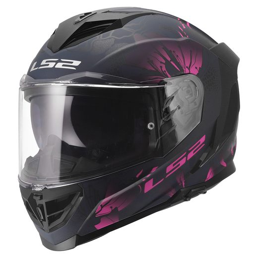 LS2 HELMETS LS2 FF818 STORM III BURST BLACK PINK