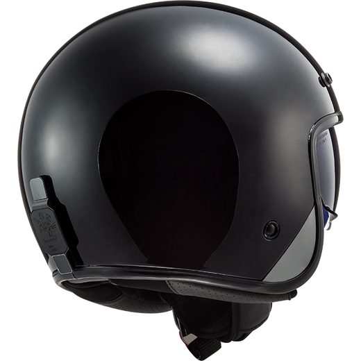 LS2 HELMETS LS2 OF601 BOB SOLID MATT BLACK