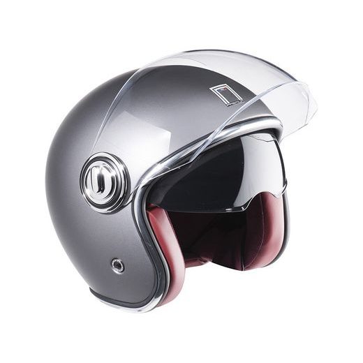 NOX PREMIUM PŘILBA HERITAGE SILVER MATT