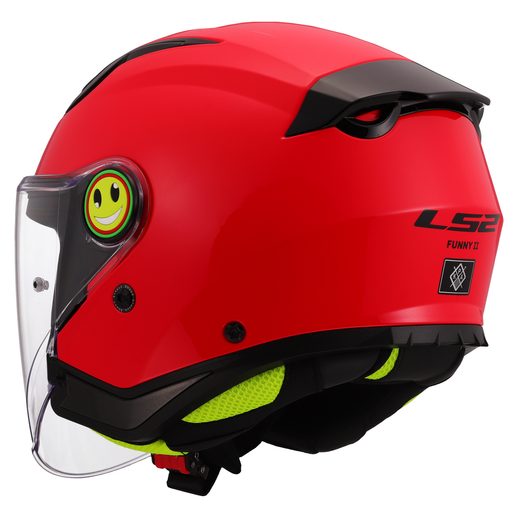 LS2 HELMETS LS2 OF622 FUNNY II SOLID RED