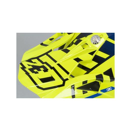 ZED PŘILBA DĚTSKÁ X1.9D TARGA BLUE/YELLOW FLUO/BLACK/WHITE