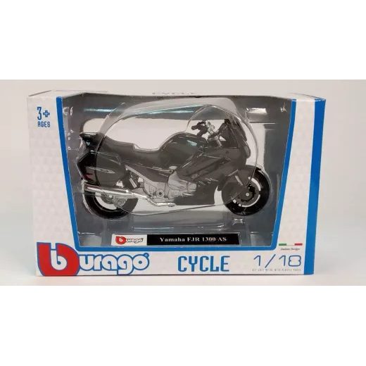 BBURAGO YAMAHA FJR 1300 AS 1:18 BLACK