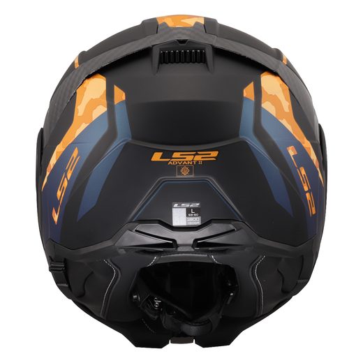 LS2 HELMETS LS2 FF910 ADVANT II GLIDE BLACK ORANGE