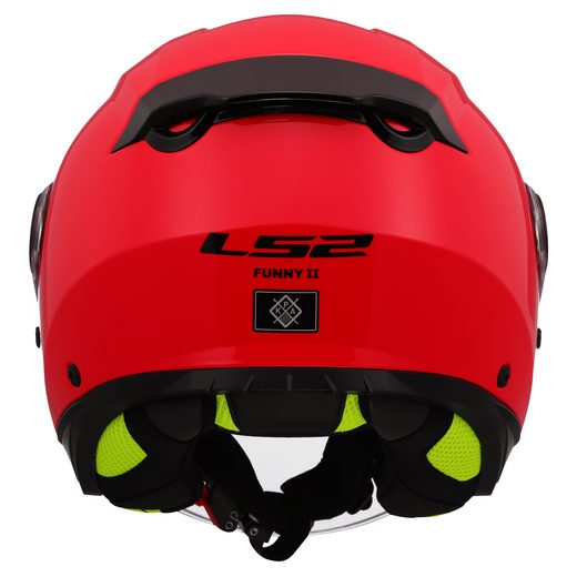 LS2 HELMETS LS2 OF622 FUNNY II SOLID RED