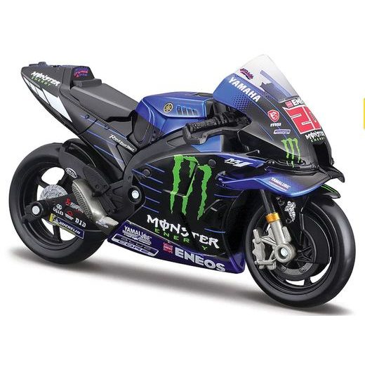 MAISTO YAMAHA M4 VZR FABIO QUARTARARO BLACK/BLUE 1:18